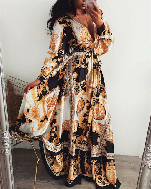 Golden Art Long Dress