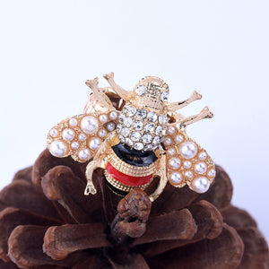 Bee Pearl Ring