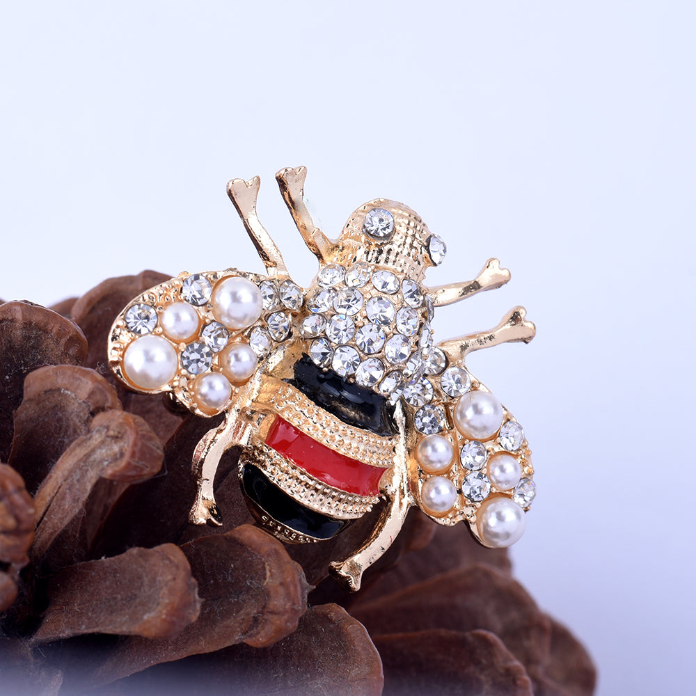 Bee Pearl Ring